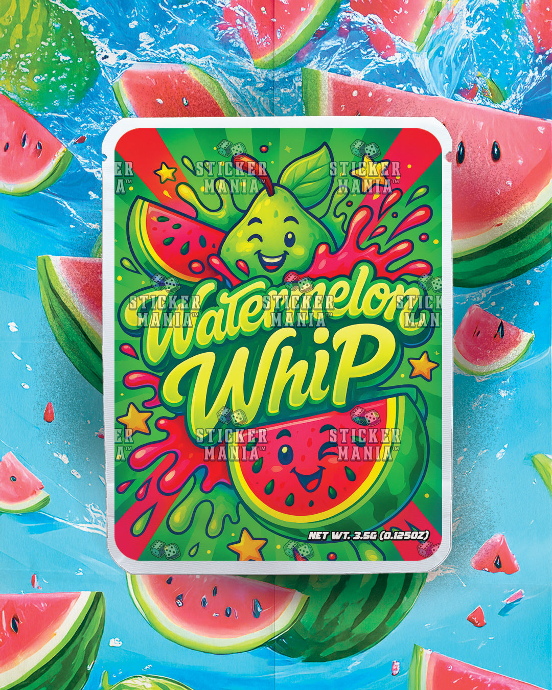 Watermelon Whip | Pre-Made Sticker Bag | 3.5g