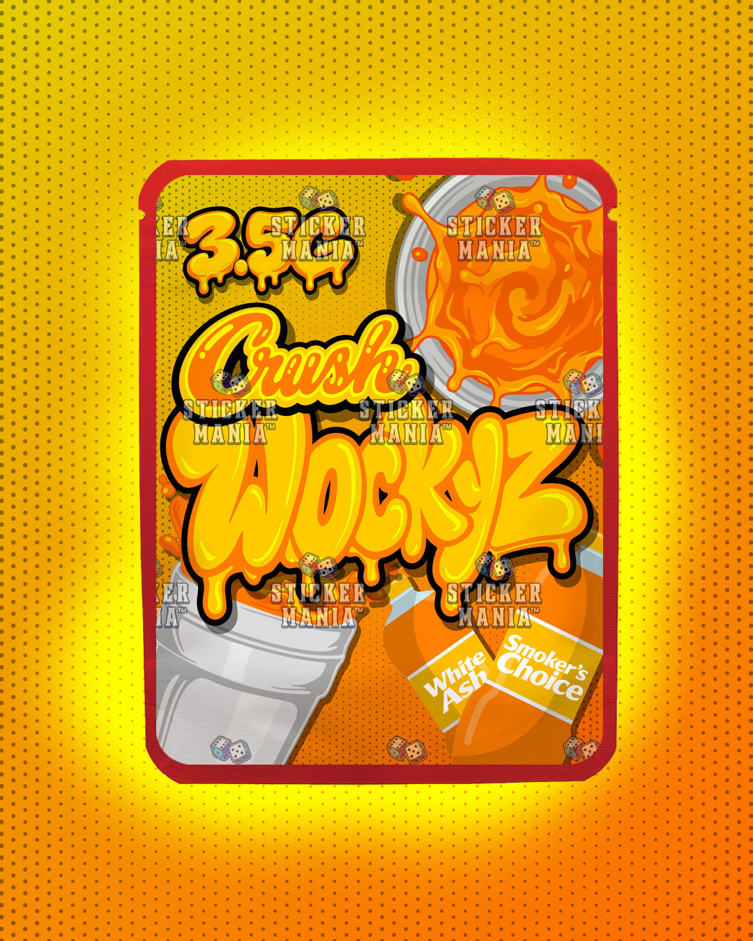 Wockyz Crush | Pre-Made Sticker Bag | 3.5g