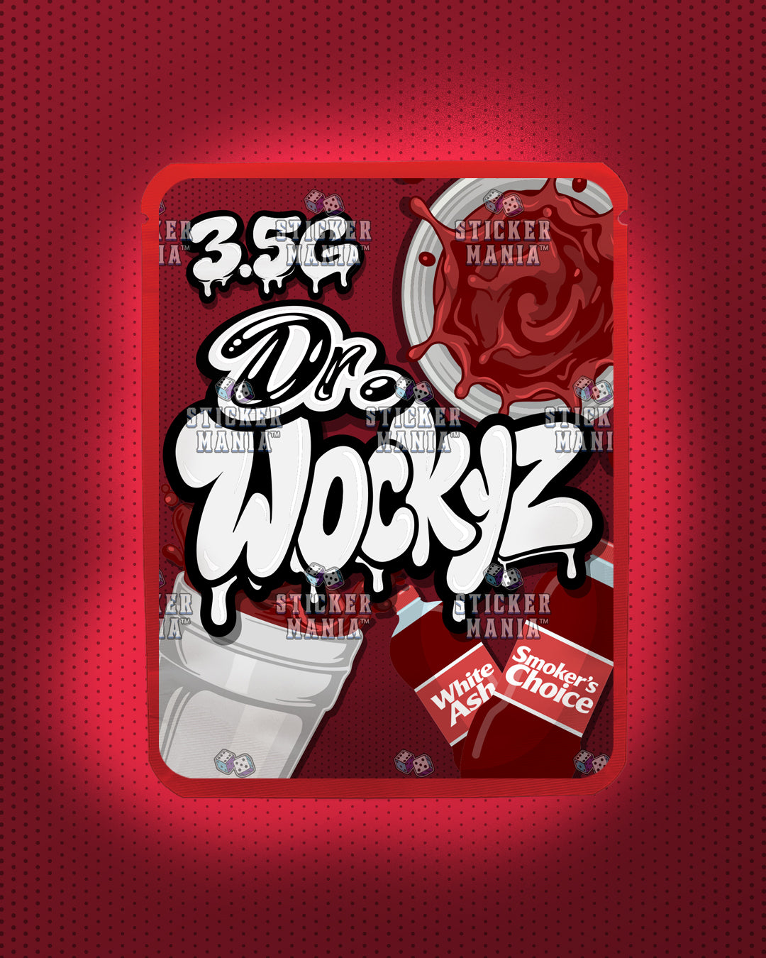 Wockyz Dr | Pre-Made Sticker Bag | 3.5g