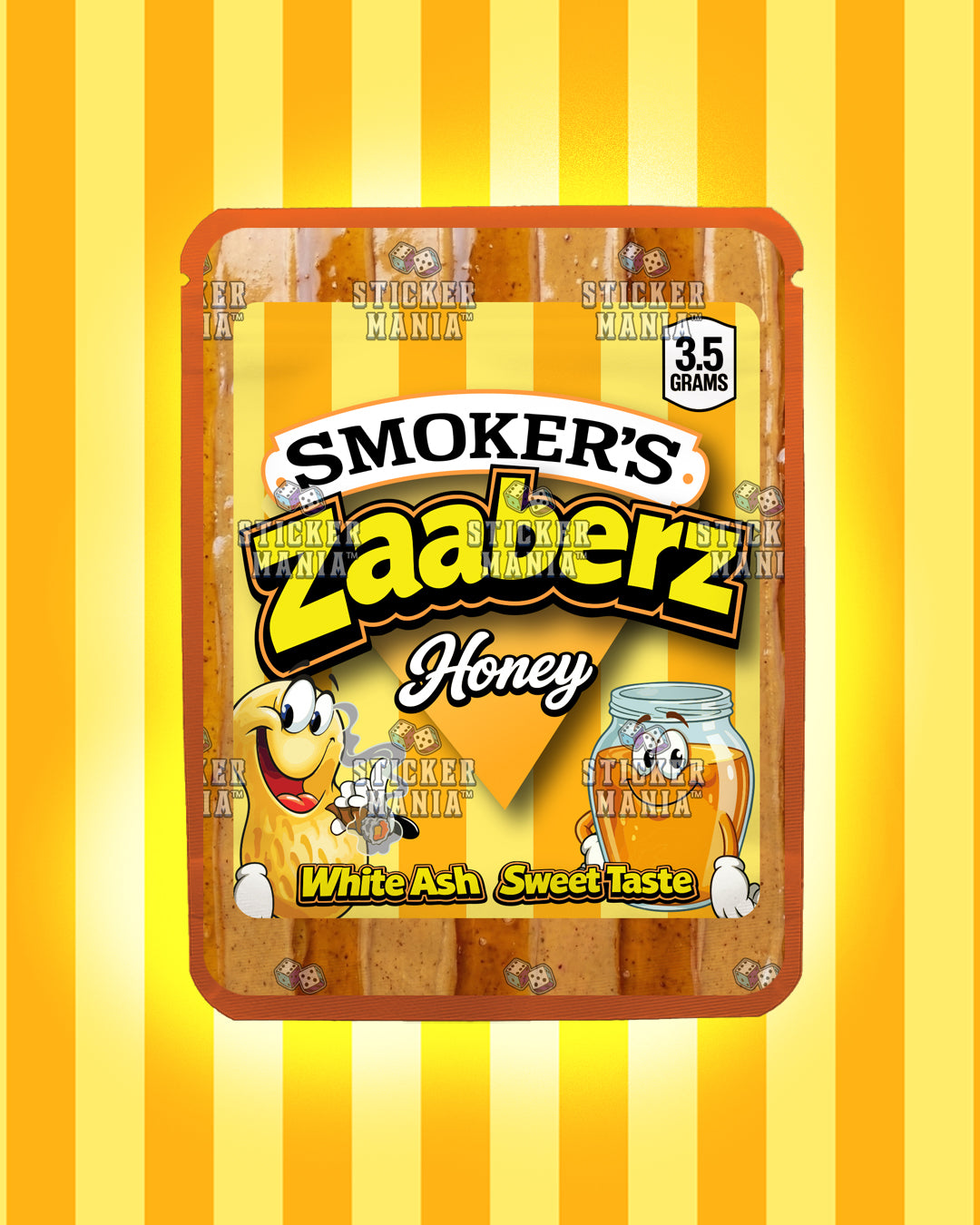 Zaaberz Honey | Pre-Made Sticker Bag | 3.5g