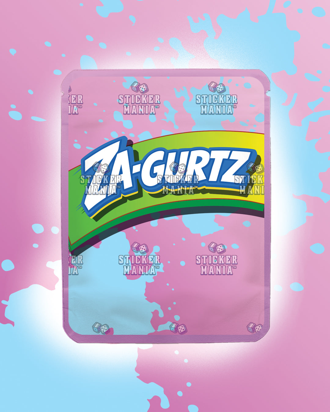 Zagurtz Cotton Candy | Pre-Made Sticker Bag | 3.5g