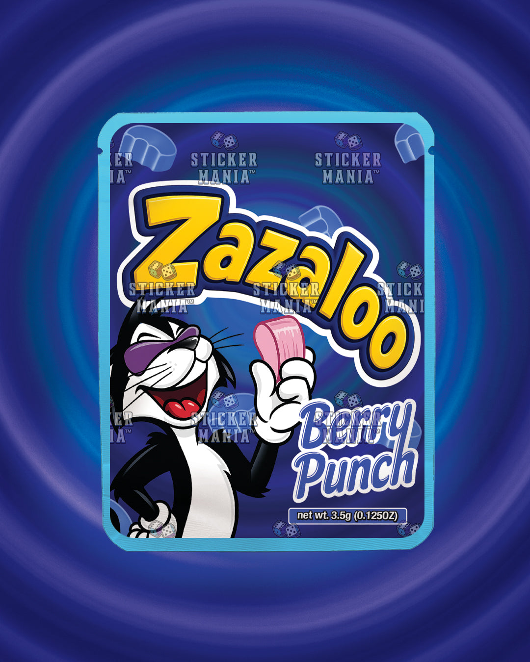 Zazaloo Berry Punch | Pre-Made Sticker Bag | 3.5g