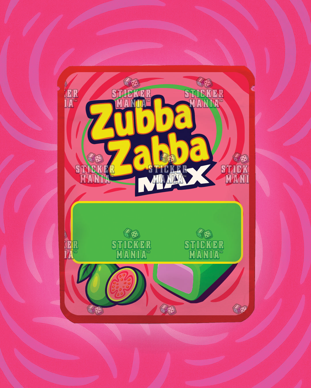 Zubba Zabba Max Outrageous Guava | Pre-Made Sticker Bag | 3.5g