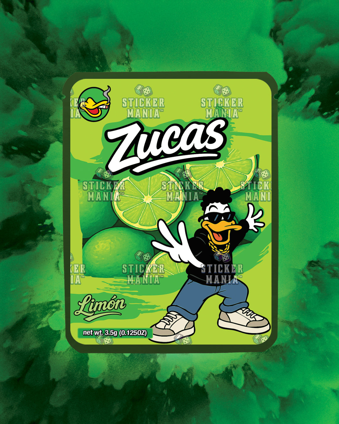 Zucas Limon | Pre-Made Sticker Bag | 3.5g