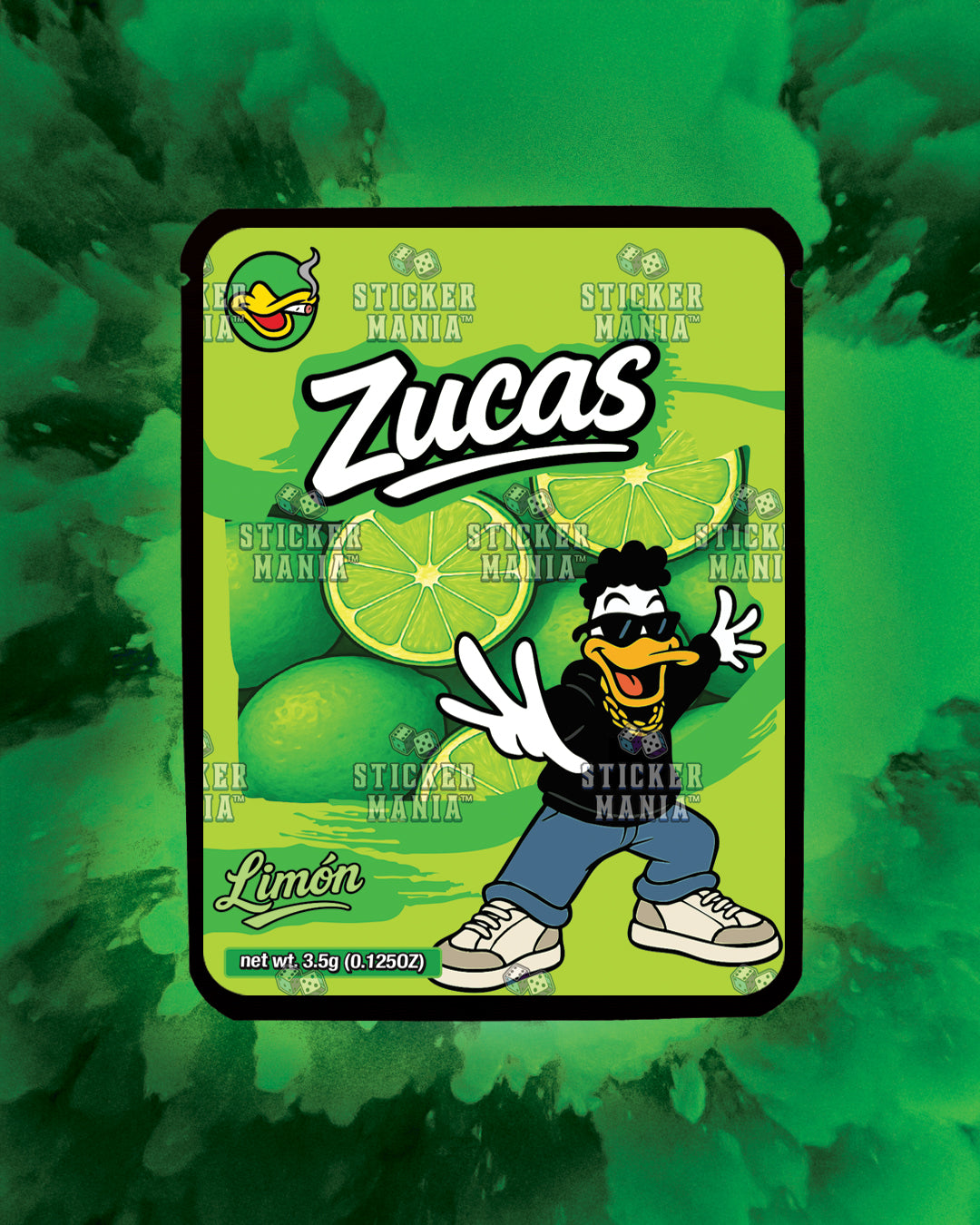 Zucas Limon | Pre-Made Sticker Bag | 3.5g