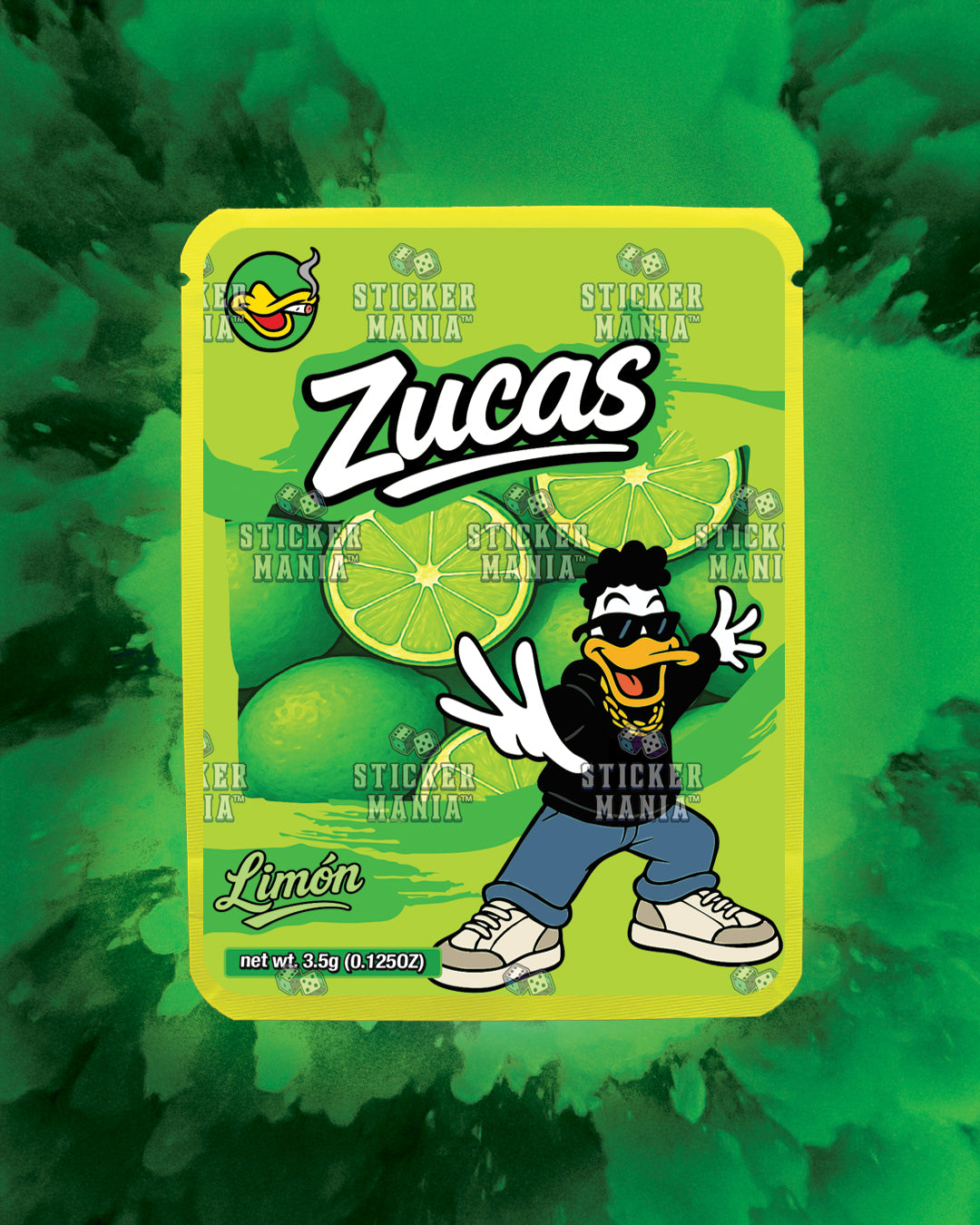Zucas Limon | Pre-Made Sticker Bag | 3.5g