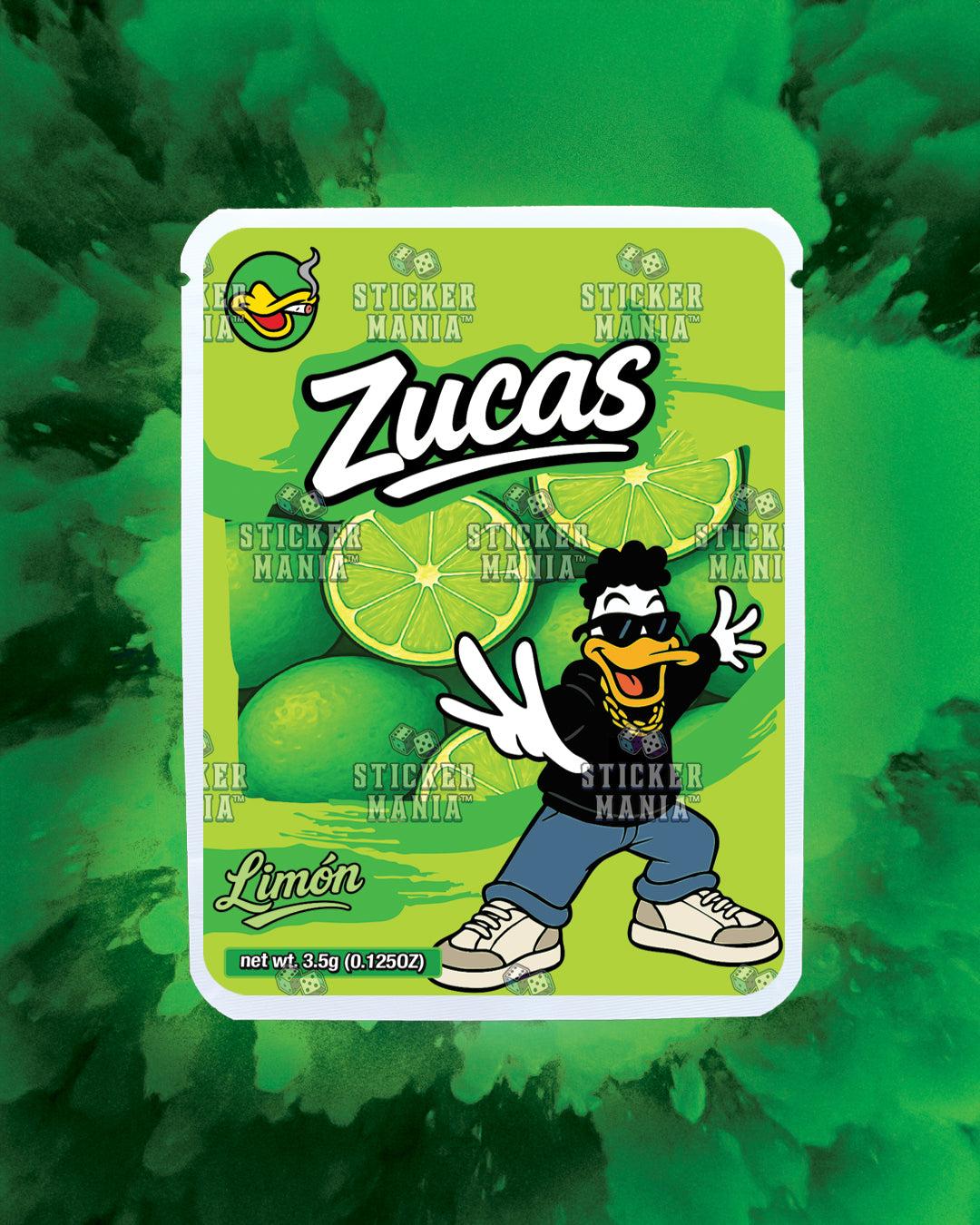 Zucas Limon | Pre-Made Sticker Bag | 3.5g