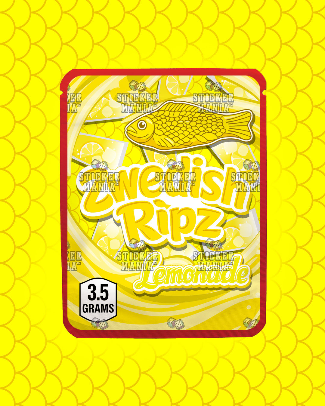 Zwedish Ripz Lemonade | Pre-Made Sticker Bag | 3.5g