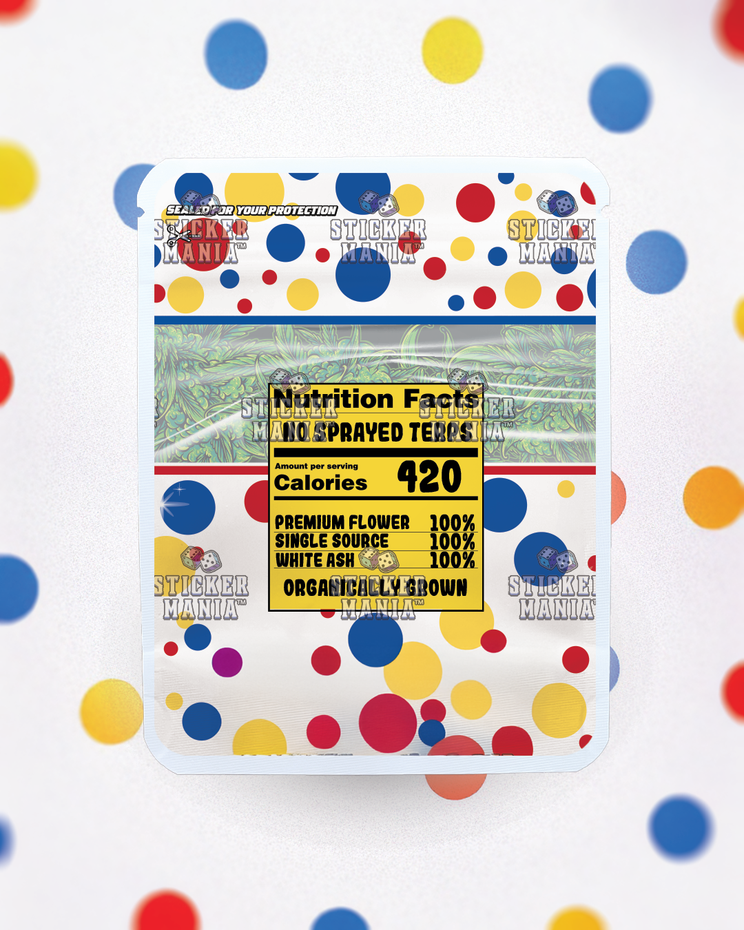 Wonder Za | Pre-Made Sticker Bag | 3.5g