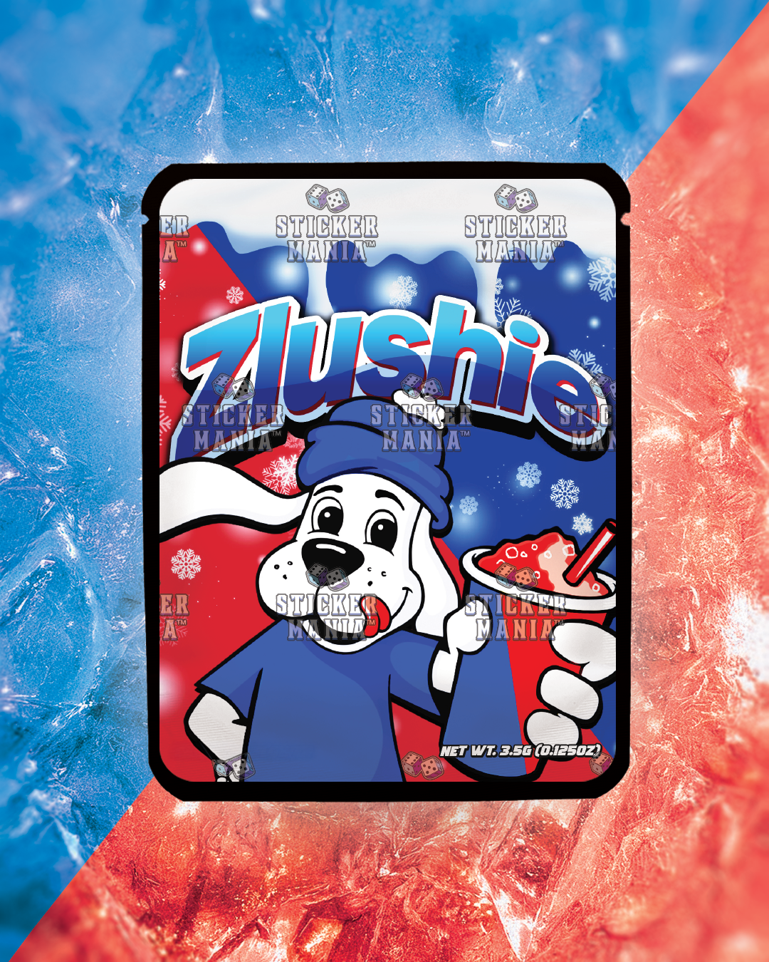 Zlushie | Pre-Made Sticker Bag | 3.5g