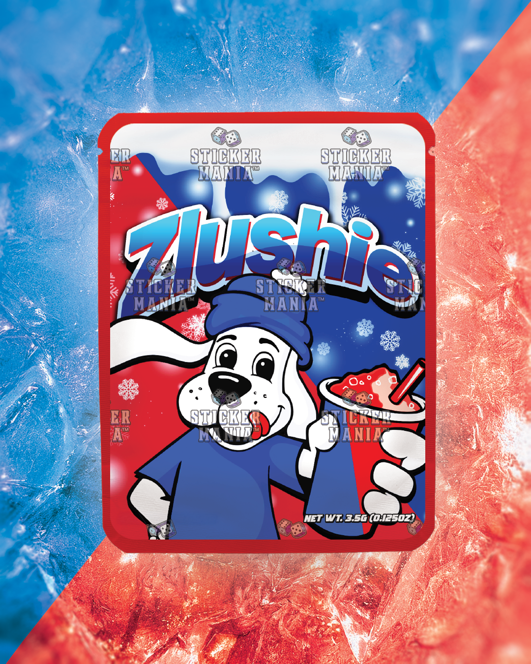 Zlushie | Pre-Made Sticker Bag | 3.5g