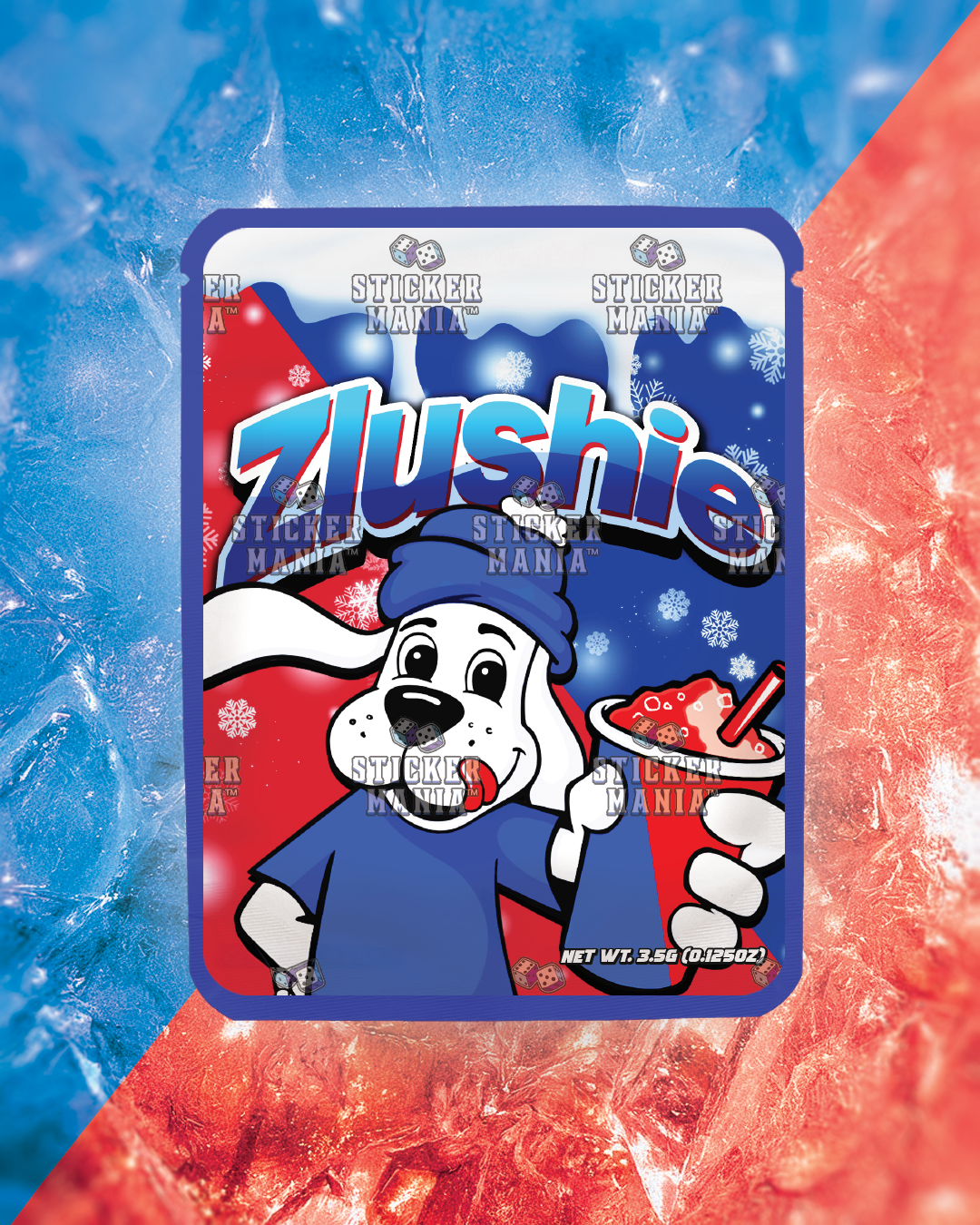 Zlushie | Pre-Made Sticker Bag | 3.5g