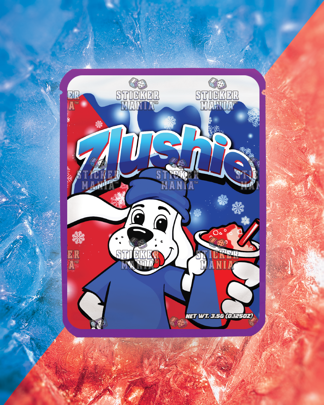 Zlushie | Pre-Made Sticker Bag | 3.5g