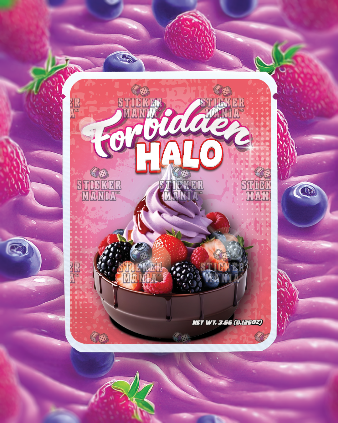 Forbidden Halo | Pre-Made Sticker Bag | 3.5g