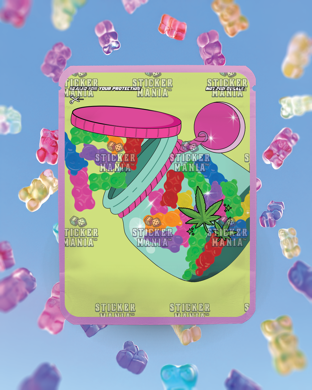 Gummy Bears | Pre-Made Sticker Bag | 3.5g