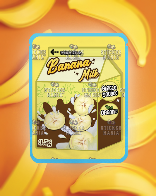 Banana Milk | Pre-Made Sticker Bag | 3.5g