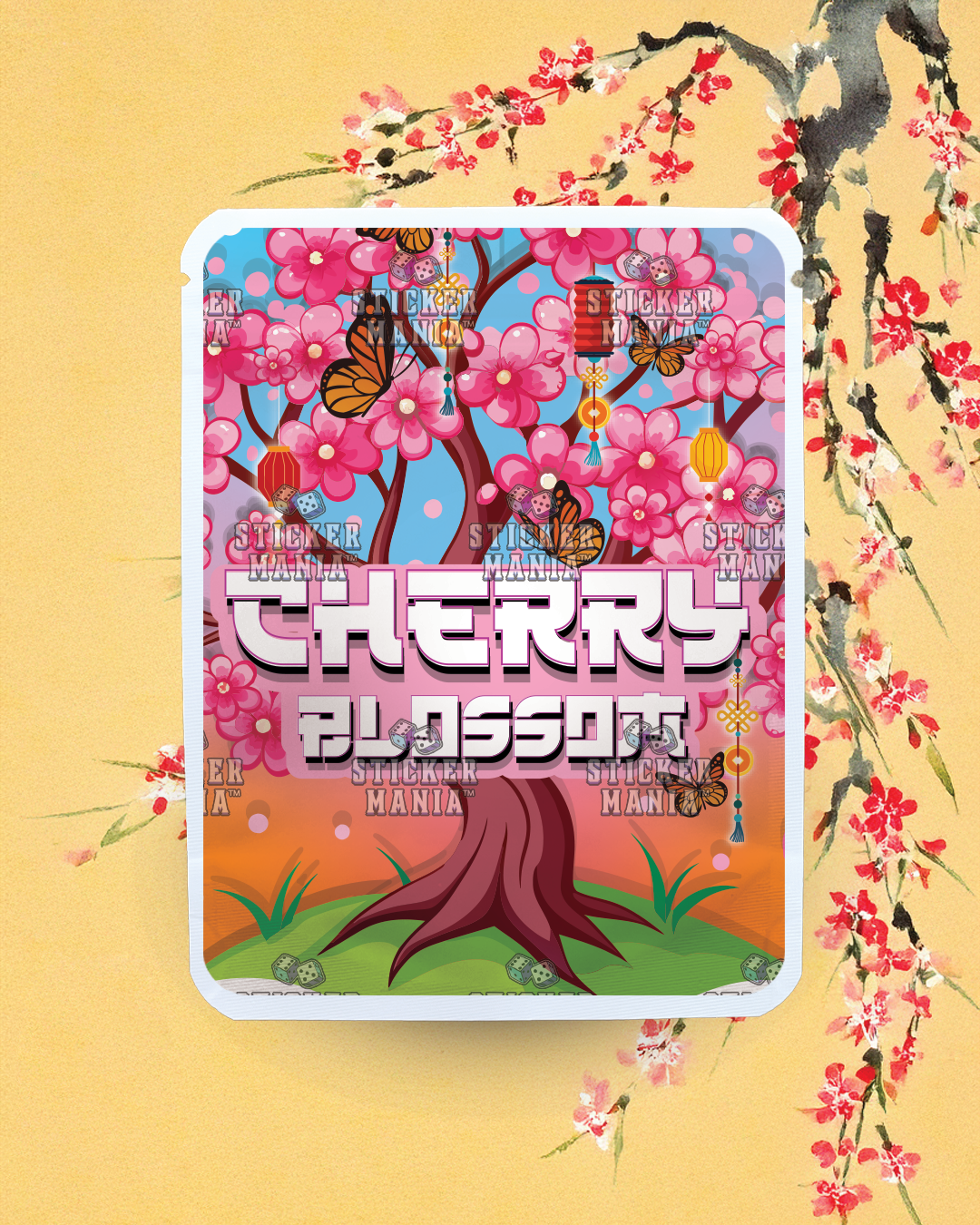 Cherry Blossom | Pre-Made Sticker Bag | 3.5g