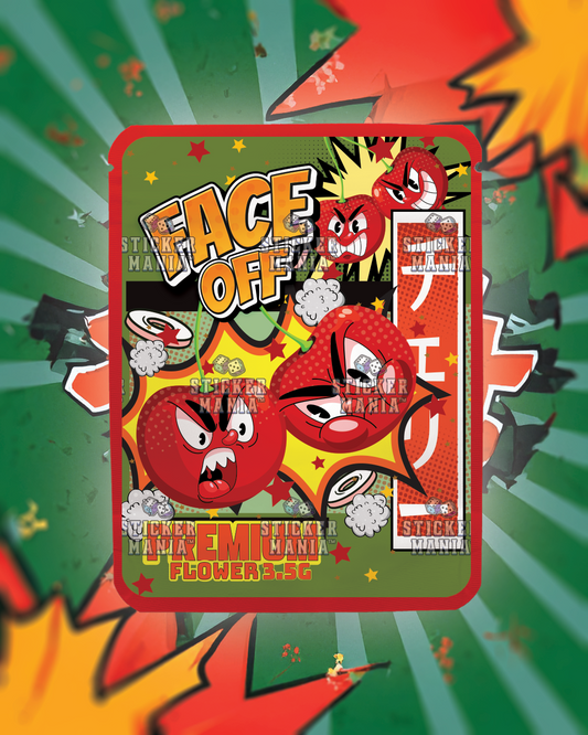 Face Off | Pre-Made Sticker Bag | 3.5g