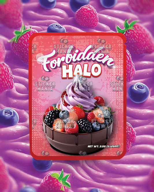 Forbidden Halo | Pre-Made Sticker Bag | 3.5g