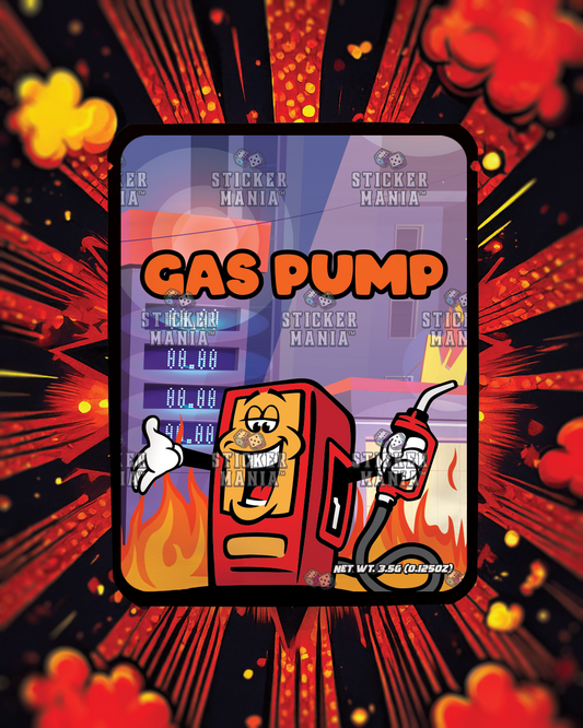Gas Pump | Pre-Made Sticker Bag | 3.5g