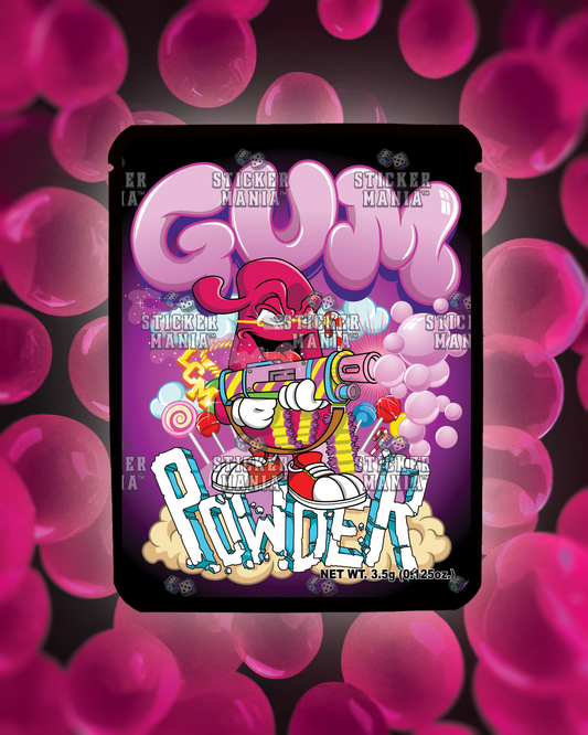 Gum Powder | Pre-Made Sticker Bag | 3.5g
