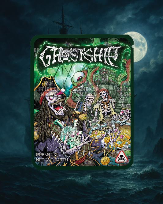 Ghost Ship | Pre-Made Sticker Bag | 3.5g