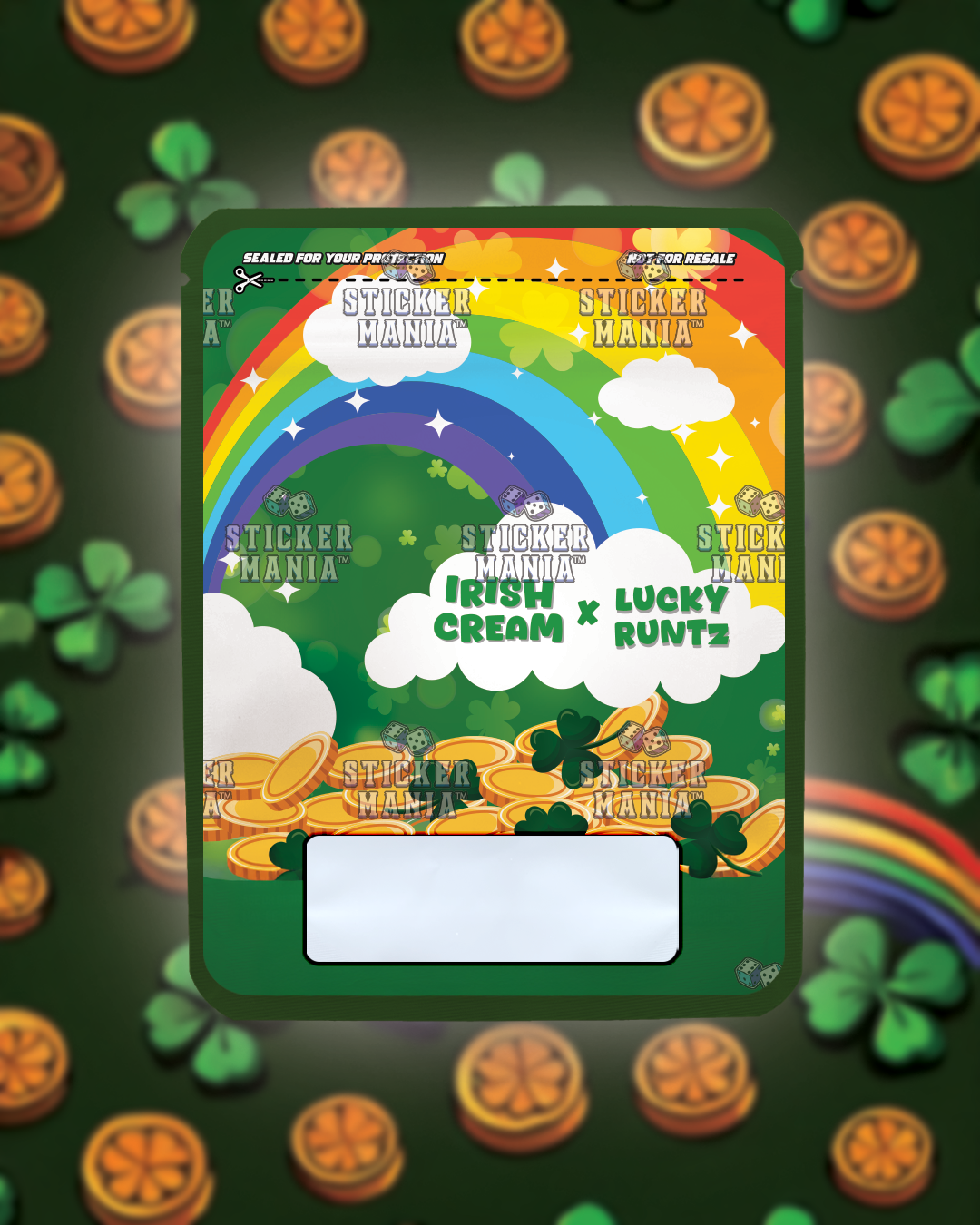 Irish Luck | Pre-Made Sticker Bag | 3.5g