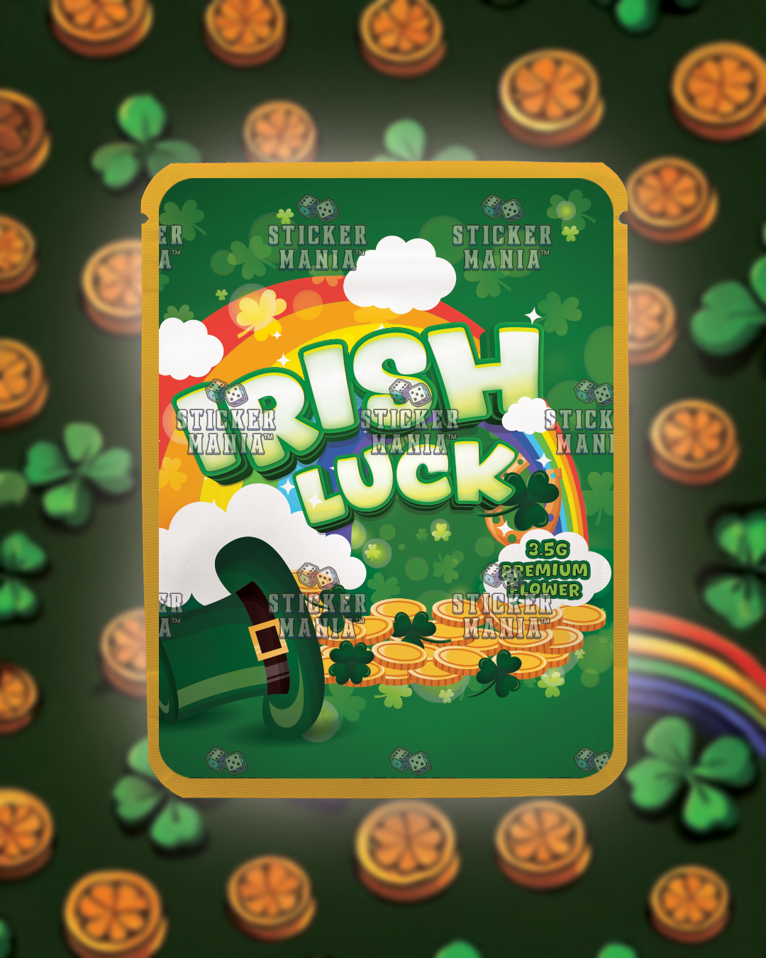 Irish Luck | Pre-Made Sticker Bag | 3.5g