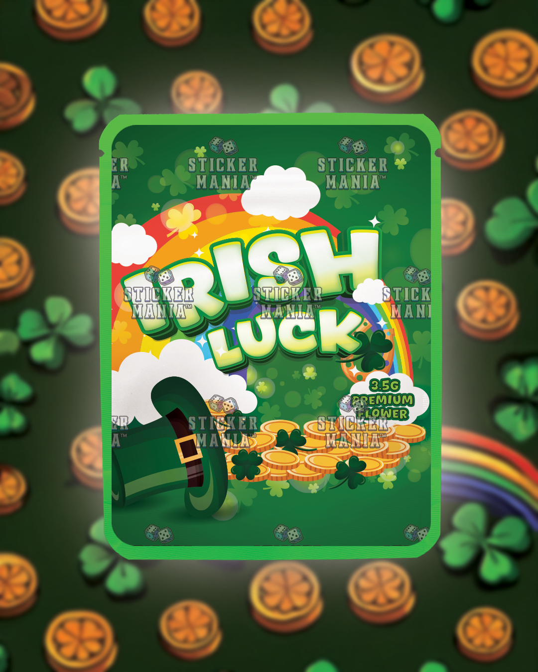 Irish Luck | Pre-Made Sticker Bag | 3.5g