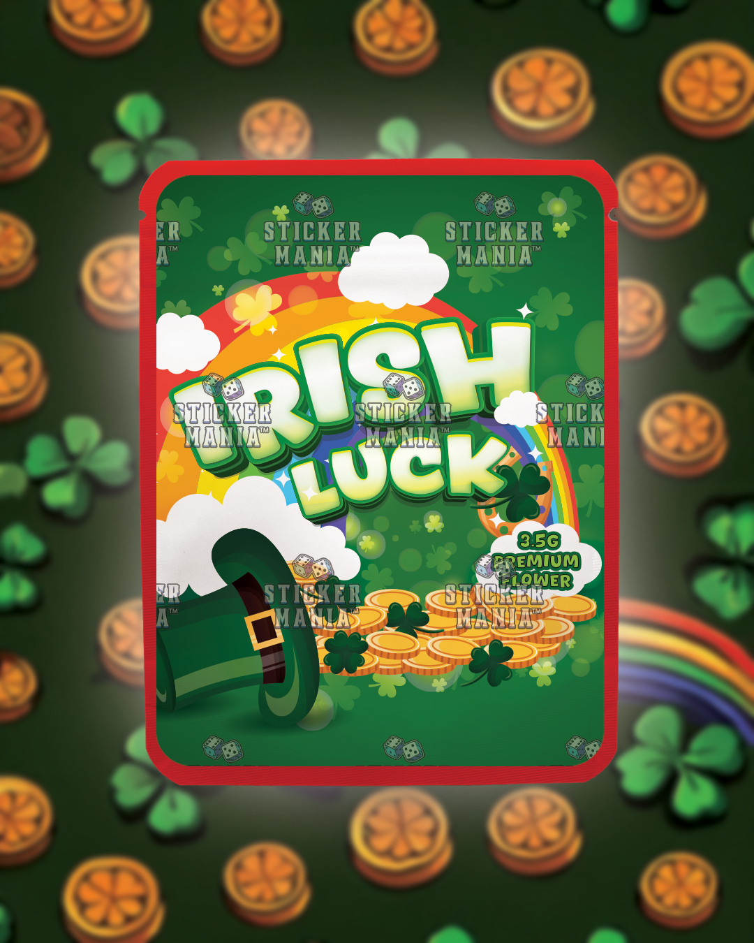 Irish Luck | Pre-Made Sticker Bag | 3.5g