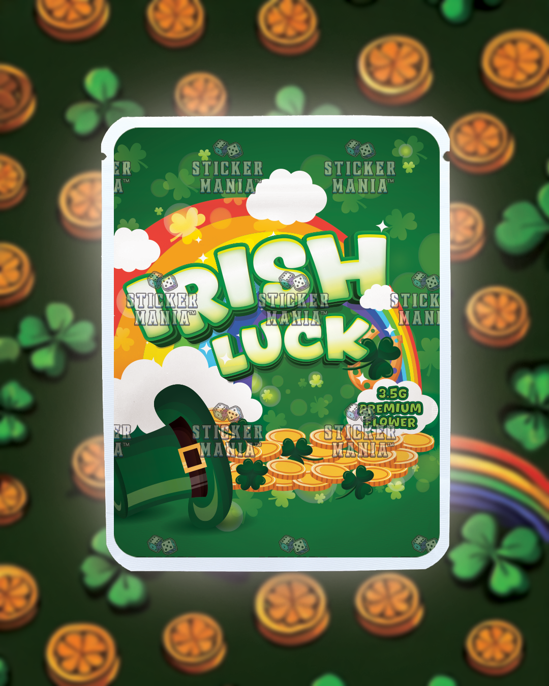 Irish Luck | Pre-Made Sticker Bag | 3.5g