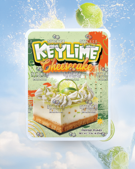 Key Lime Cheesecake | Pre-Made Sticker Bag | 3.5g
