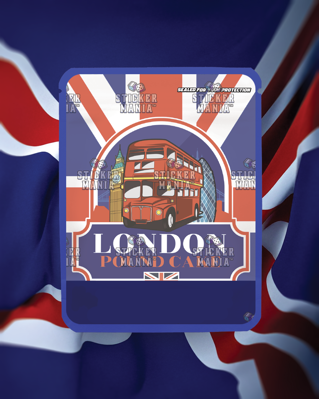 London Pound Cake | Pre-Made Sticker Bag | 3.5g