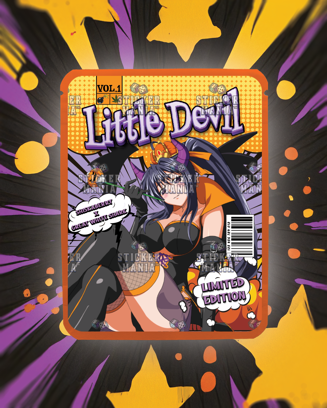 Little Devil | Pre-Made Sticker Bag | 3.5g