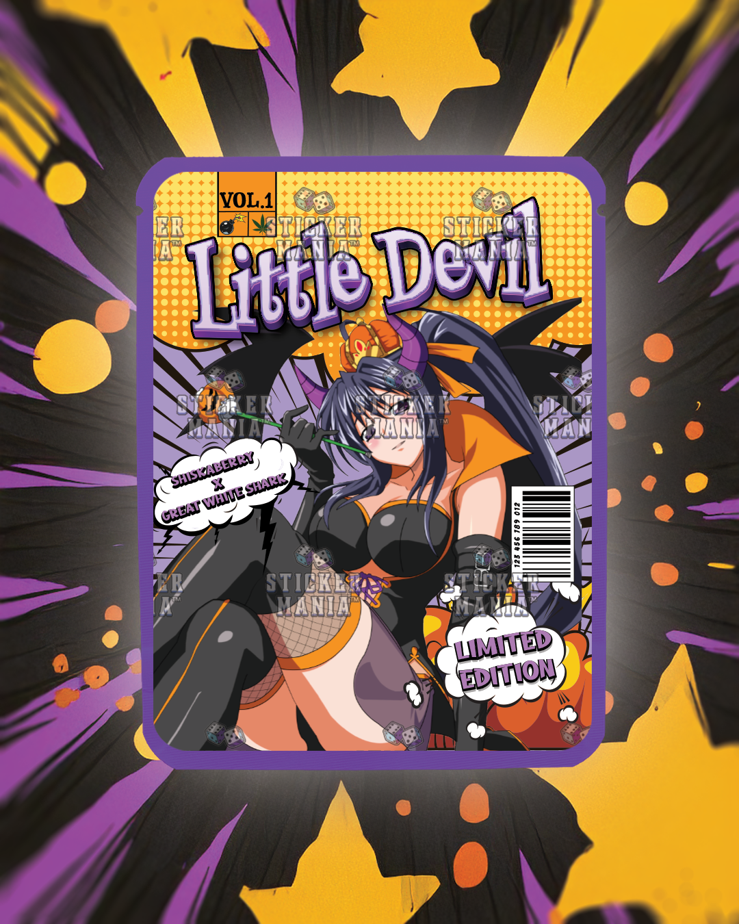 Little Devil | Pre-Made Sticker Bag | 3.5g
