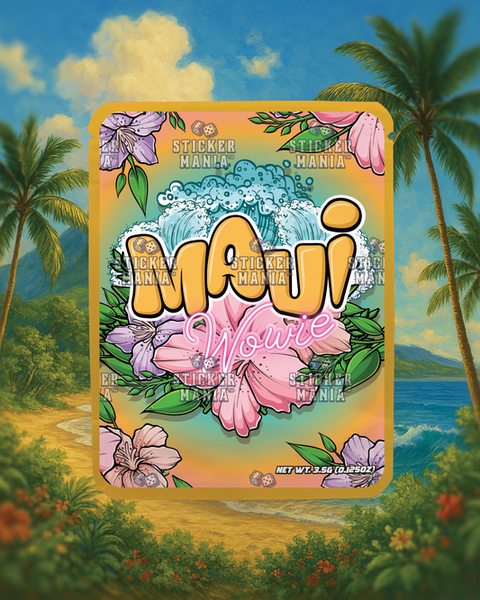 Maui Wowie | Pre-Made Sticker Bag | 3.5g