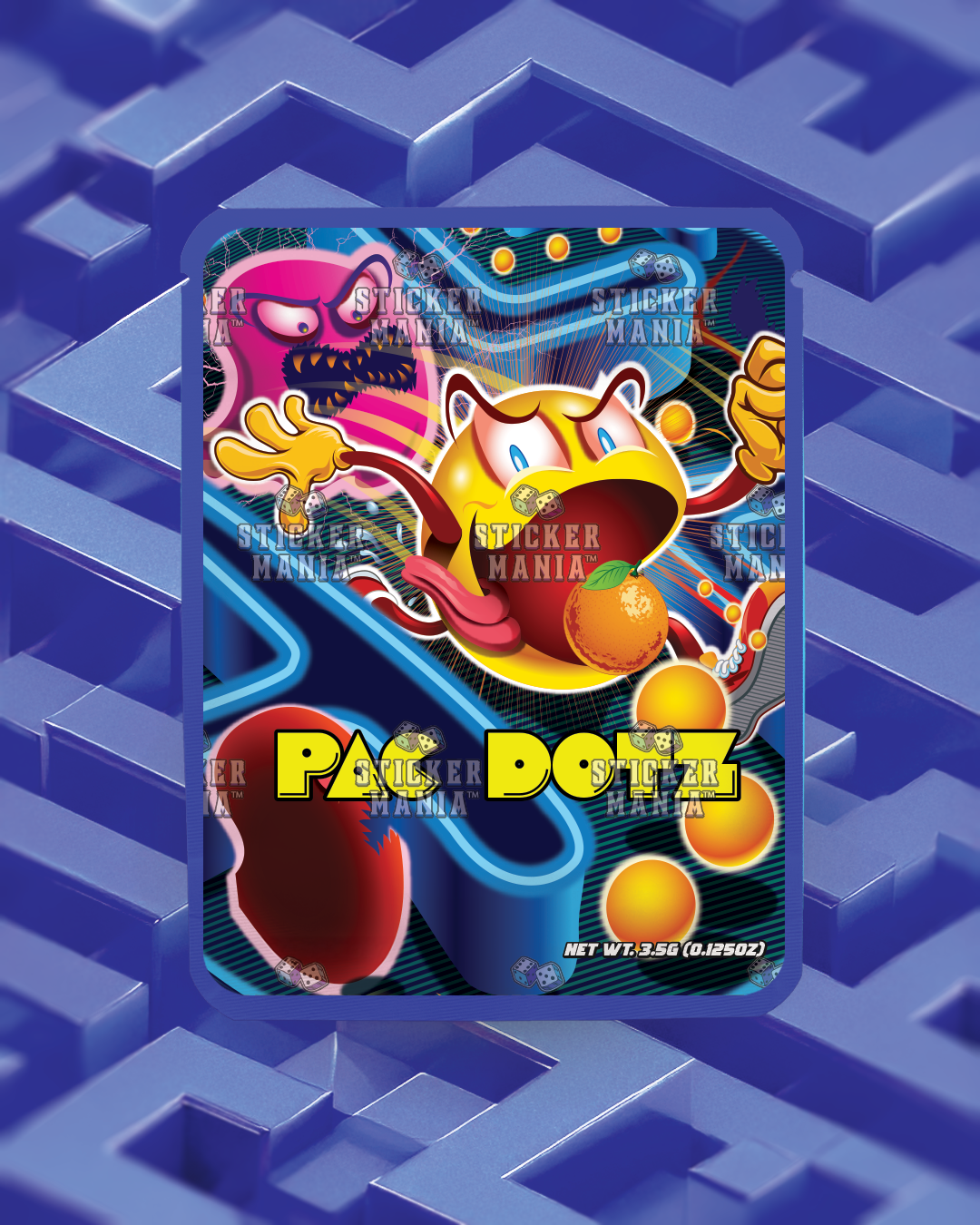 Pac Dots | Pre-Made Sticker Bag | 3.5g