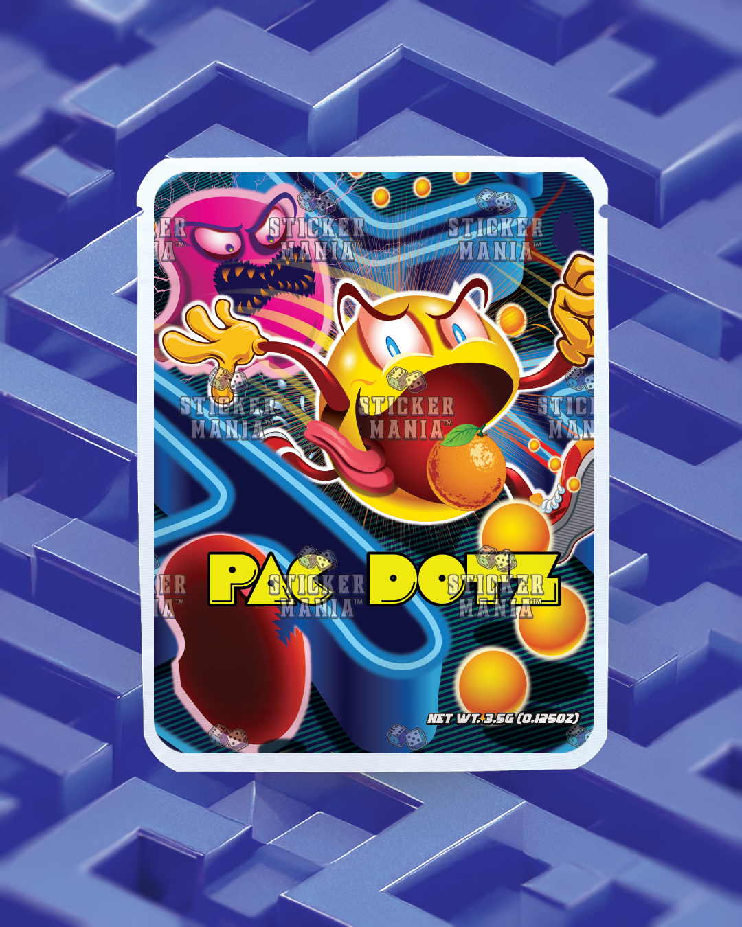 Pac Dots | Pre-Made Sticker Bag | 3.5g
