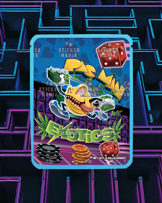 Pac Man Exotics | Pre-Made Sticker Bag | 3.5g