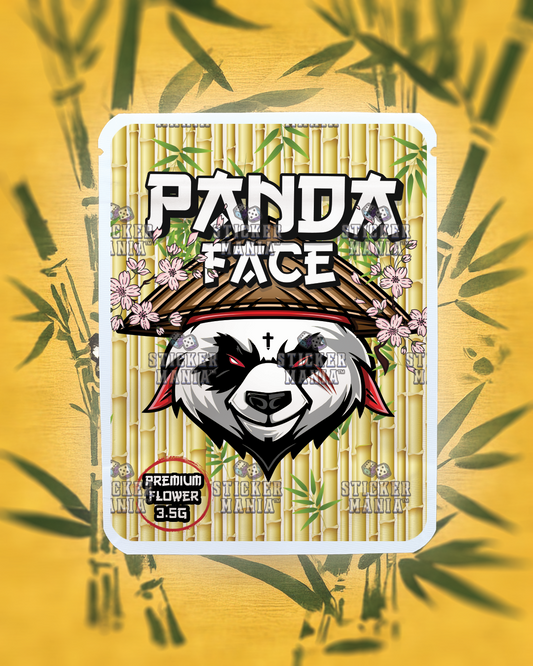 Panda Face | Pre-Made Sticker Bag | 3.5g