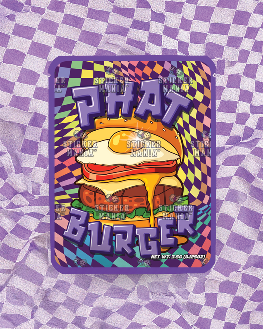 Phat Burger| Pre-Made Sticker Bag | 3.5g