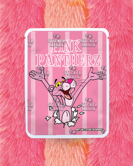 Pink Panterz | Pre-Made Sticker Bag | 3.5g