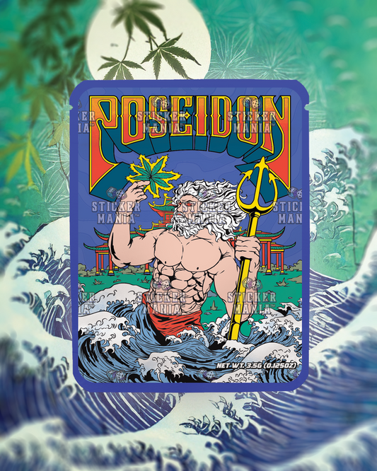 Poseidon | Pre-Made Sticker Bag | 3.5g