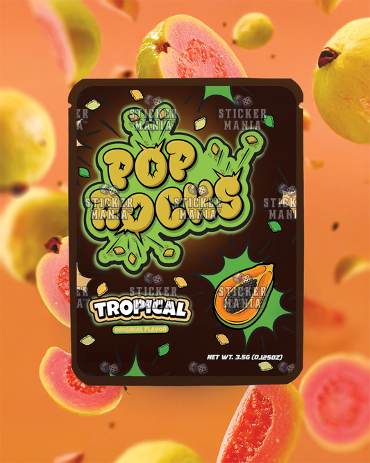 Guava Pop Rocks | Pre-Made Sticker Bag | 3.5g