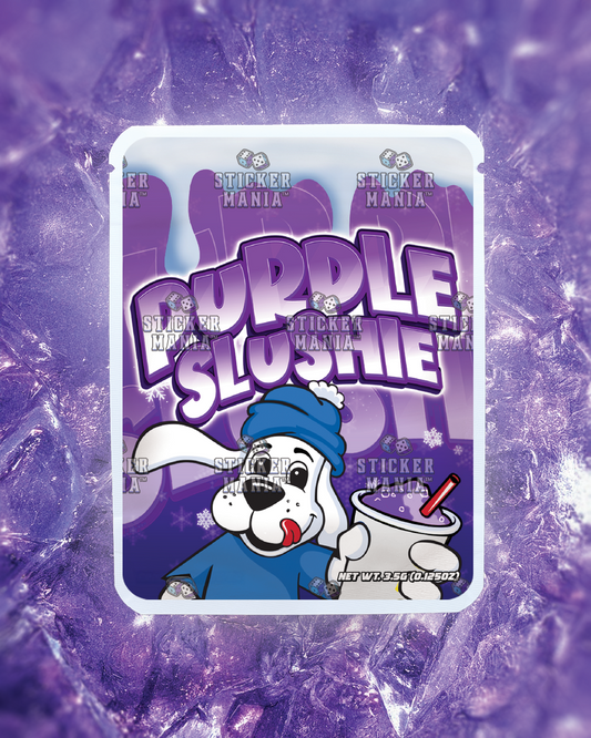 Purple Slushie | Pre-Made Sticker Bag | 3.5g
