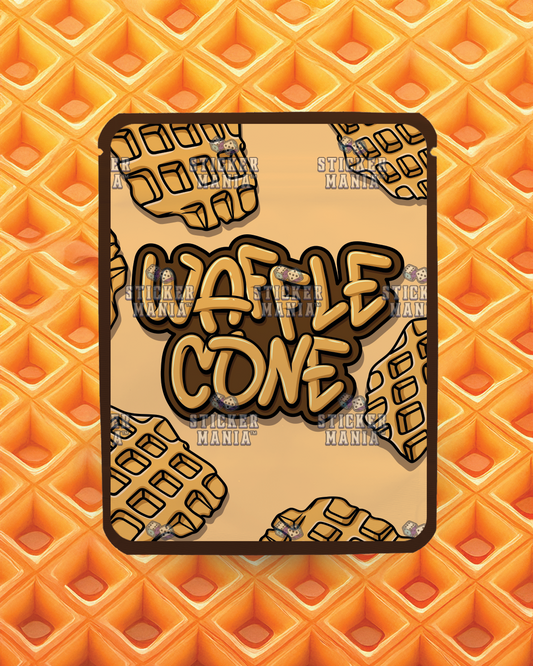 Waffle Cone | Pre-Made Sticker Bag | 3.5g