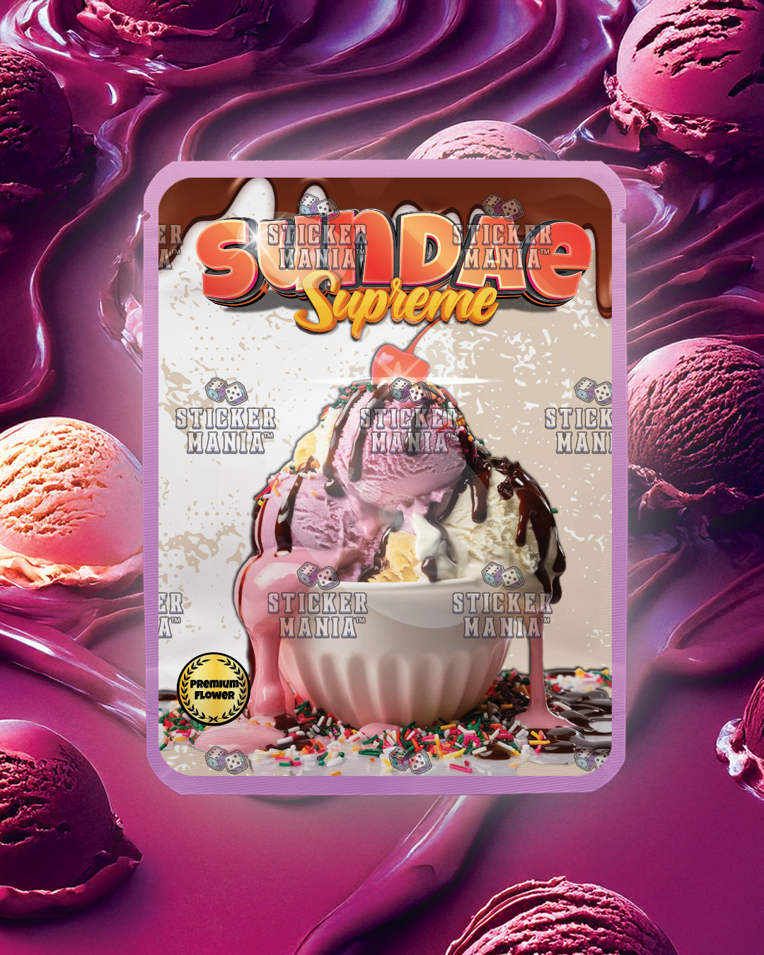 Sundae Supreme | Pre-Made Sticker Bag | 3.5g