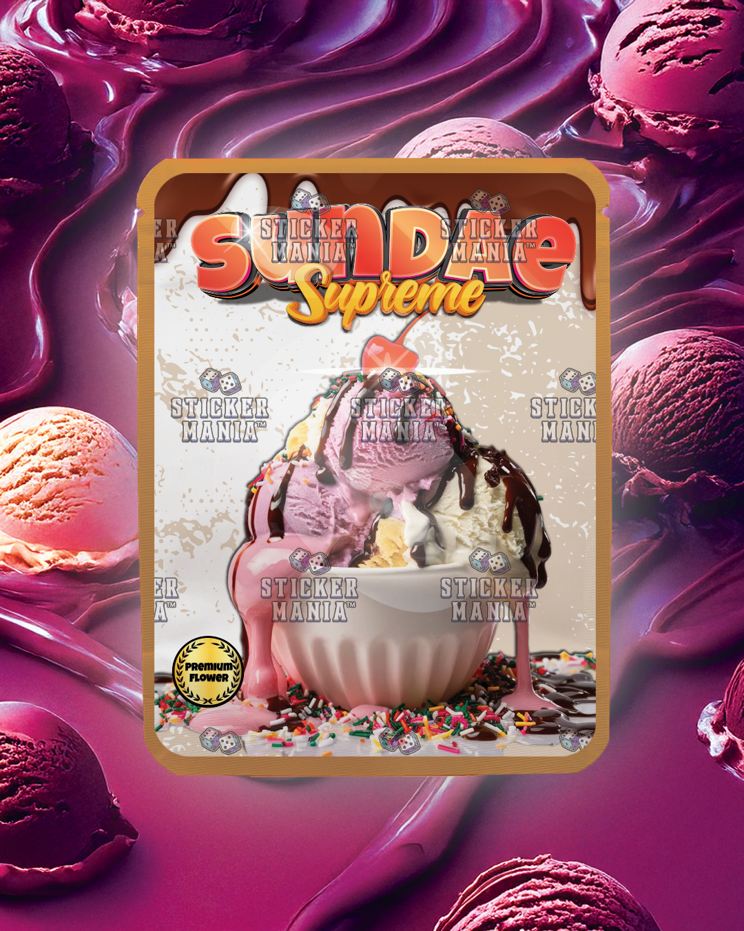 Sundae Supreme | Pre-Made Sticker Bag | 3.5g