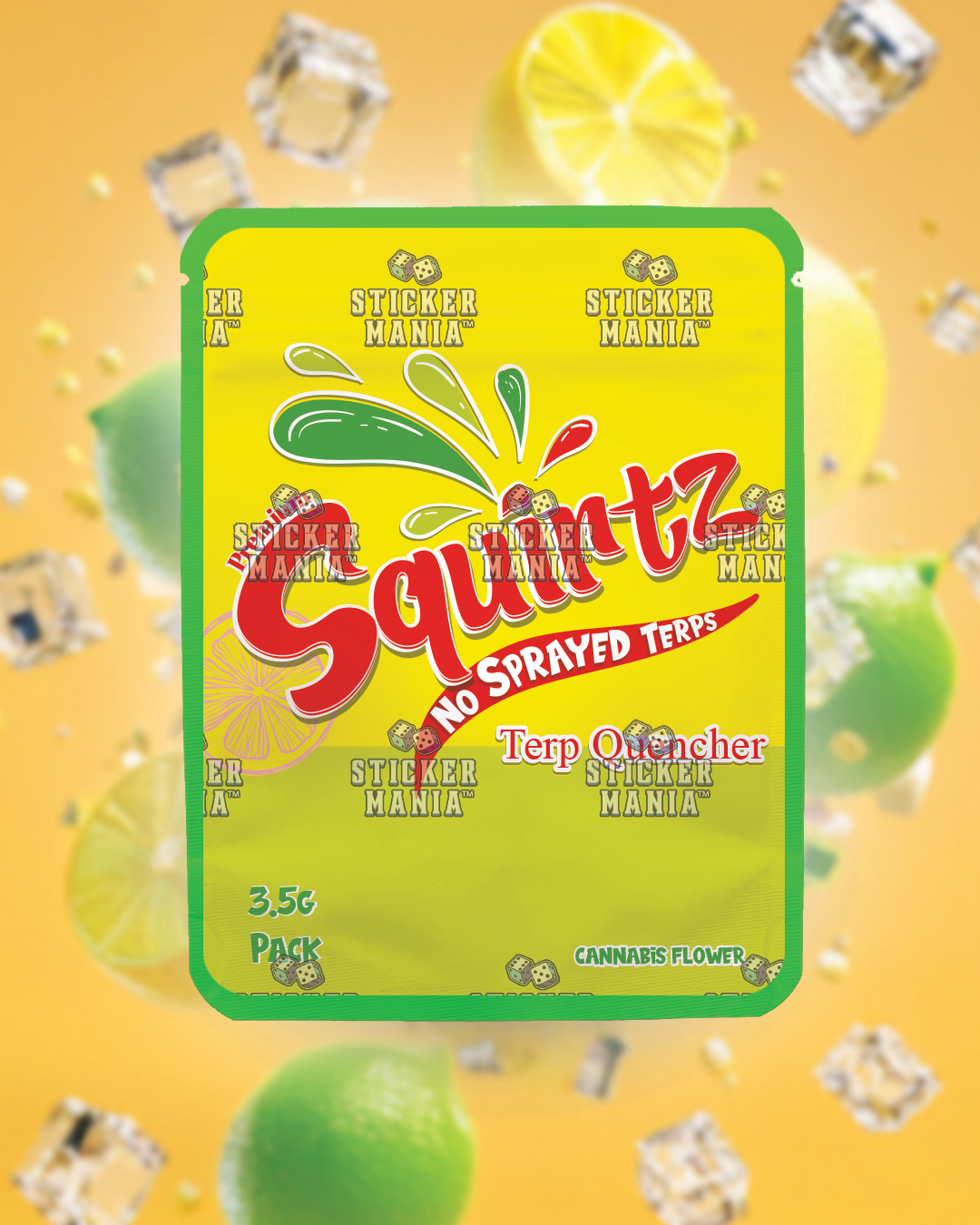 Squirtz | Pre-Made Sticker Bag | 3.5g