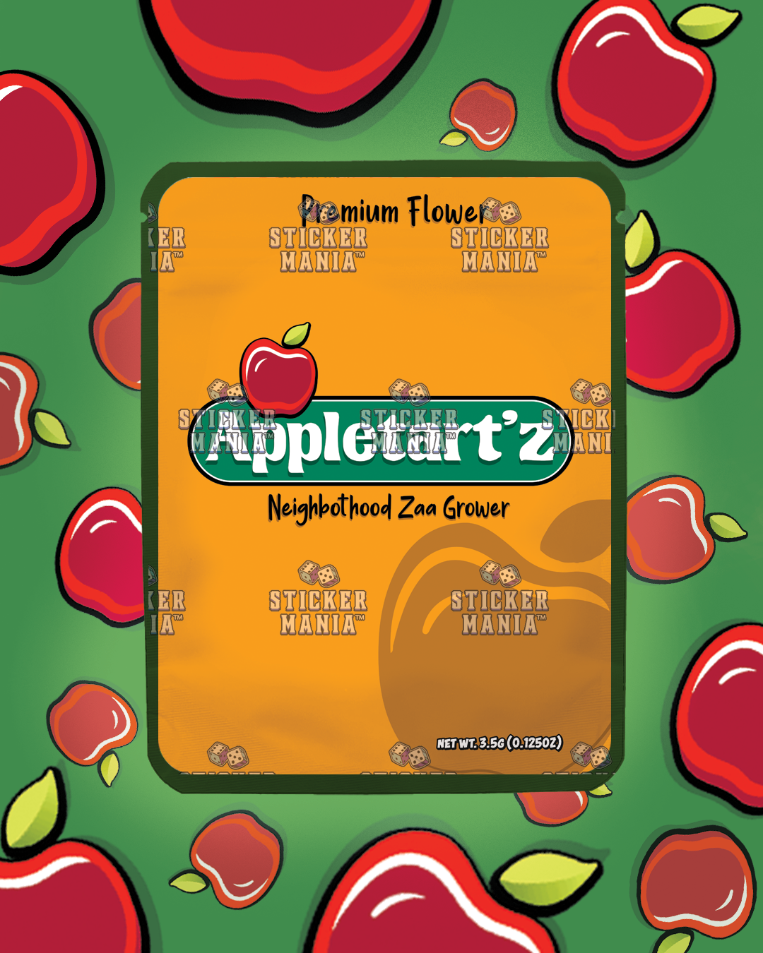 Apple Tartz | Pre-Made Sticker Bag | 3.5g